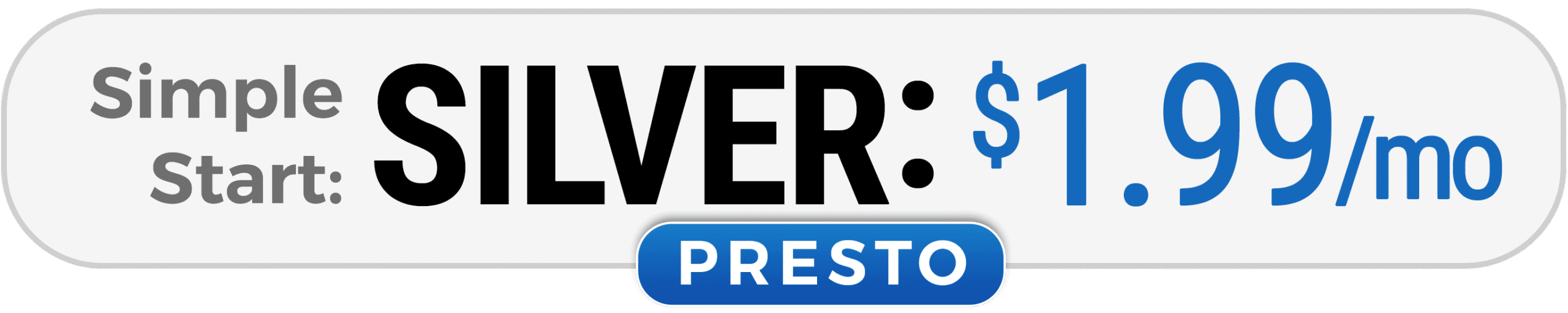 Logo featuring the text 'POWER:' with a blue 'PRESTO' button below.